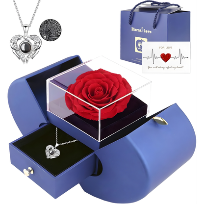 Collar de Rosa Real Preservada