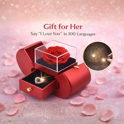 Collar de Rosa Real Preservada