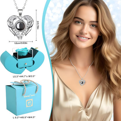 Collar de Rosa Real Preservada