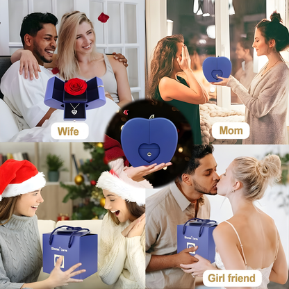 Collar de Rosa Real Preservada