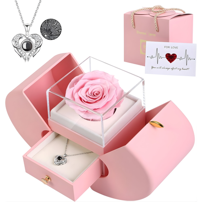 Collar de Rosa Real Preservada